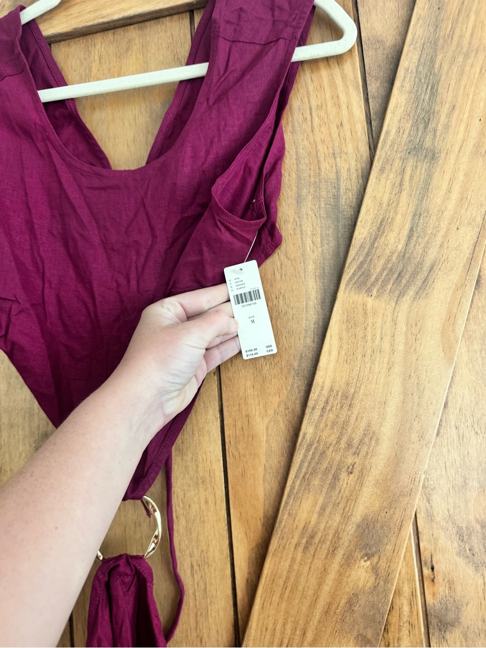 Anthropologie Celandine Cutout Midi Dress with Ring Accent M - Picture 4 of 5